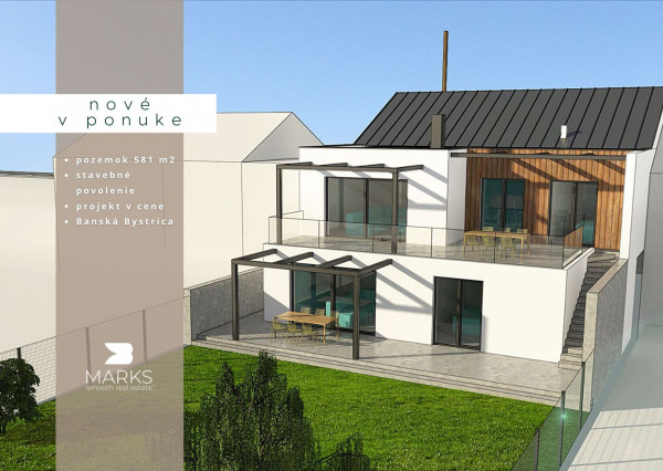 Pozemok s projektom a stavebným povolením – Banská Bystrica